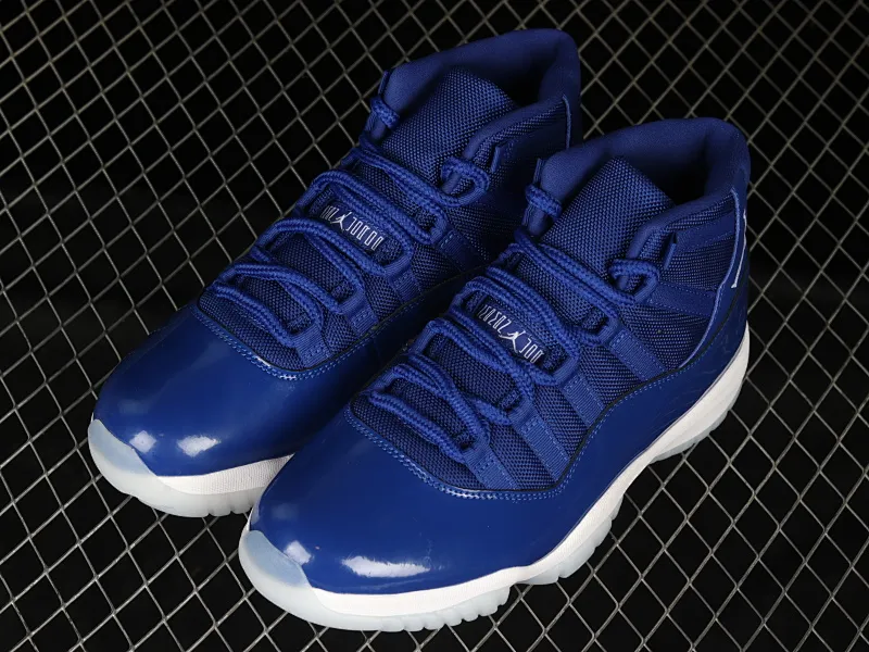 All categories Air Jordan Jordan series basketball shoes Air Jordan 11 pure original version Air Jordan 11 "Navy Blu" AJ11 Joe 11 navy blue high-top basketball shoes AT7802-115